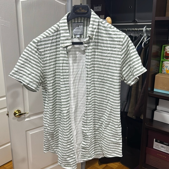 Made in Portugul causul button down mens shirt - Picture 1 of 4